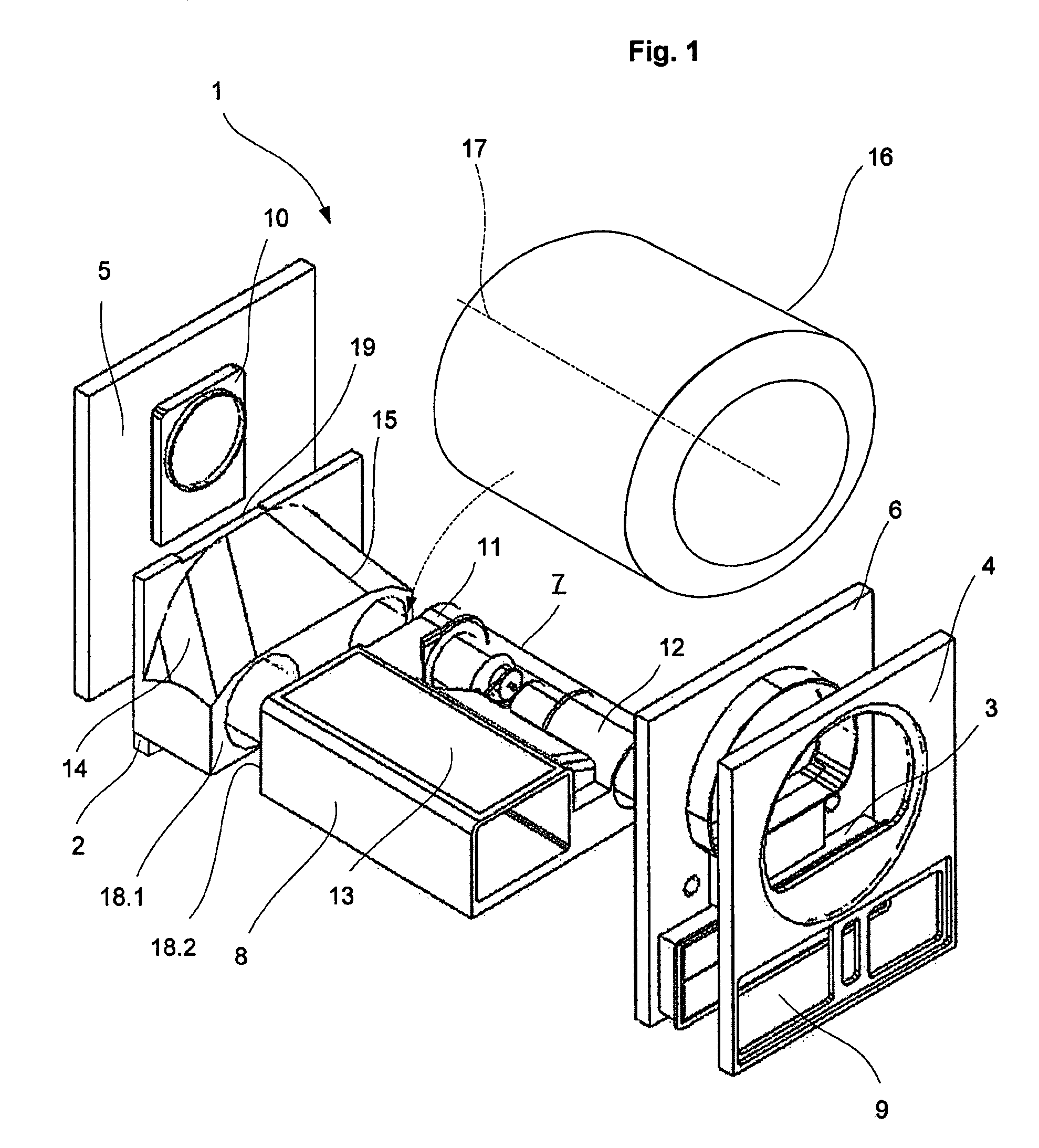 Condensation type laundry dryer