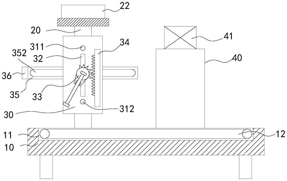 Glue taking device and production equipment