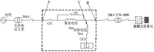 Power grid fault simulation test system movement detection device for high-altitude photovoltaic power station