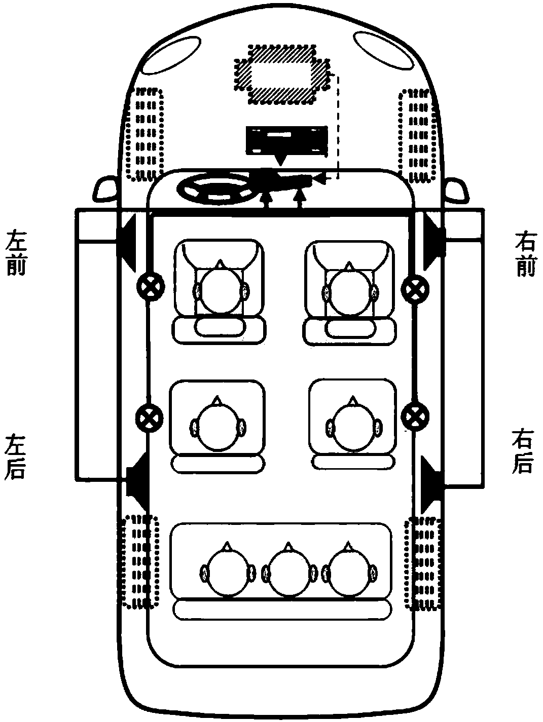 Active control noise reduction system and method for automobile engine noise