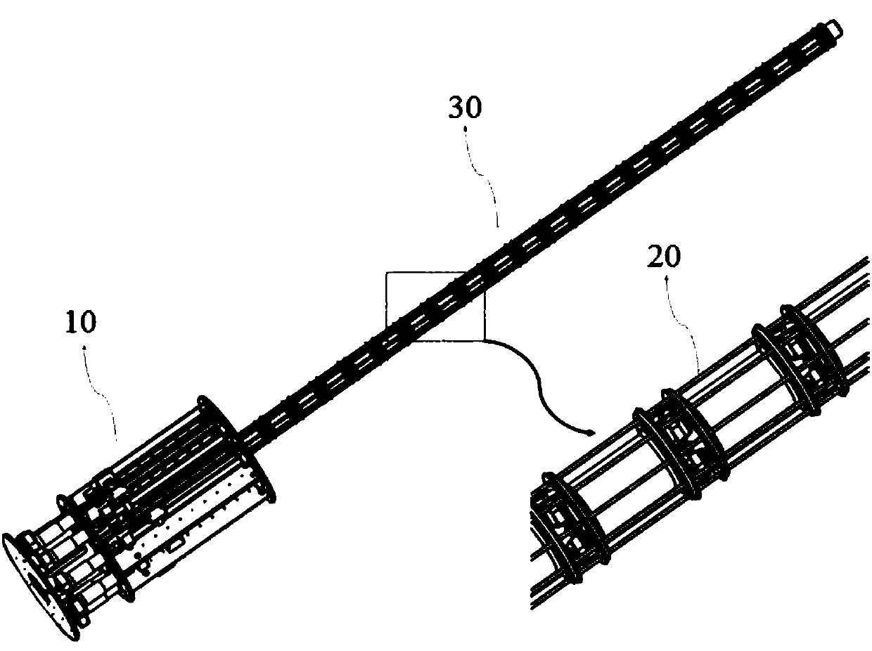 Continuous mechanical-arm space obstacle avoidance trajectory planning method