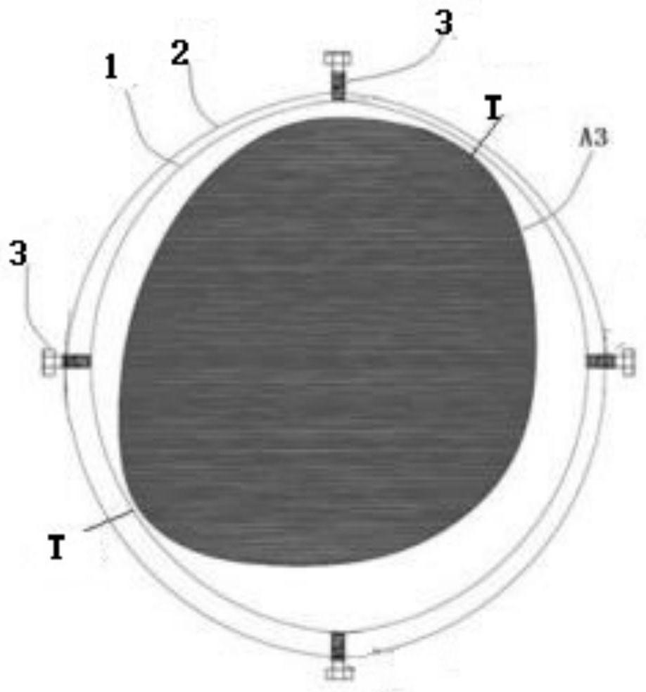 Shape-taking device for head contours of infants and young children