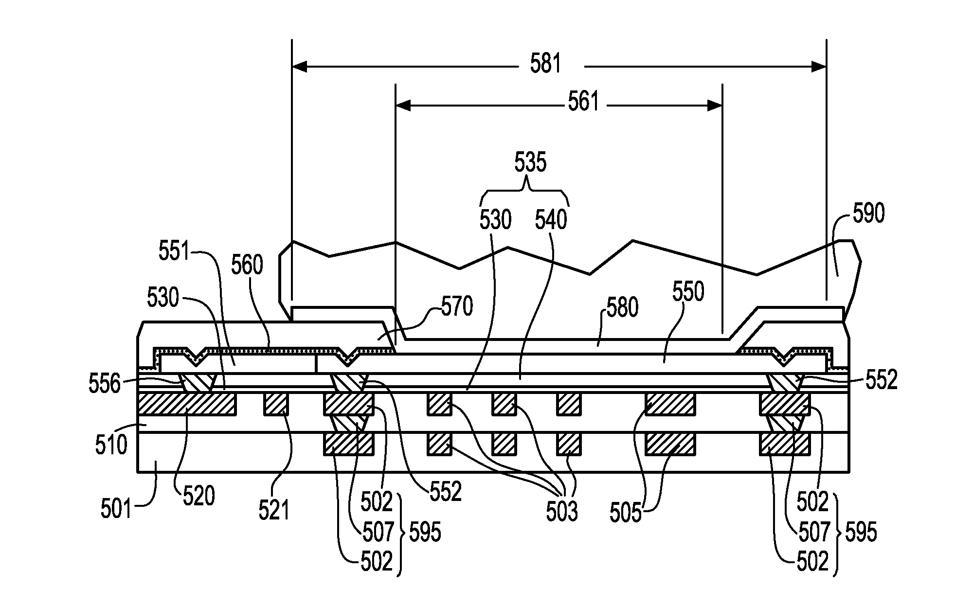 Structure and method for enhancing resistance to fracture of bonding pads