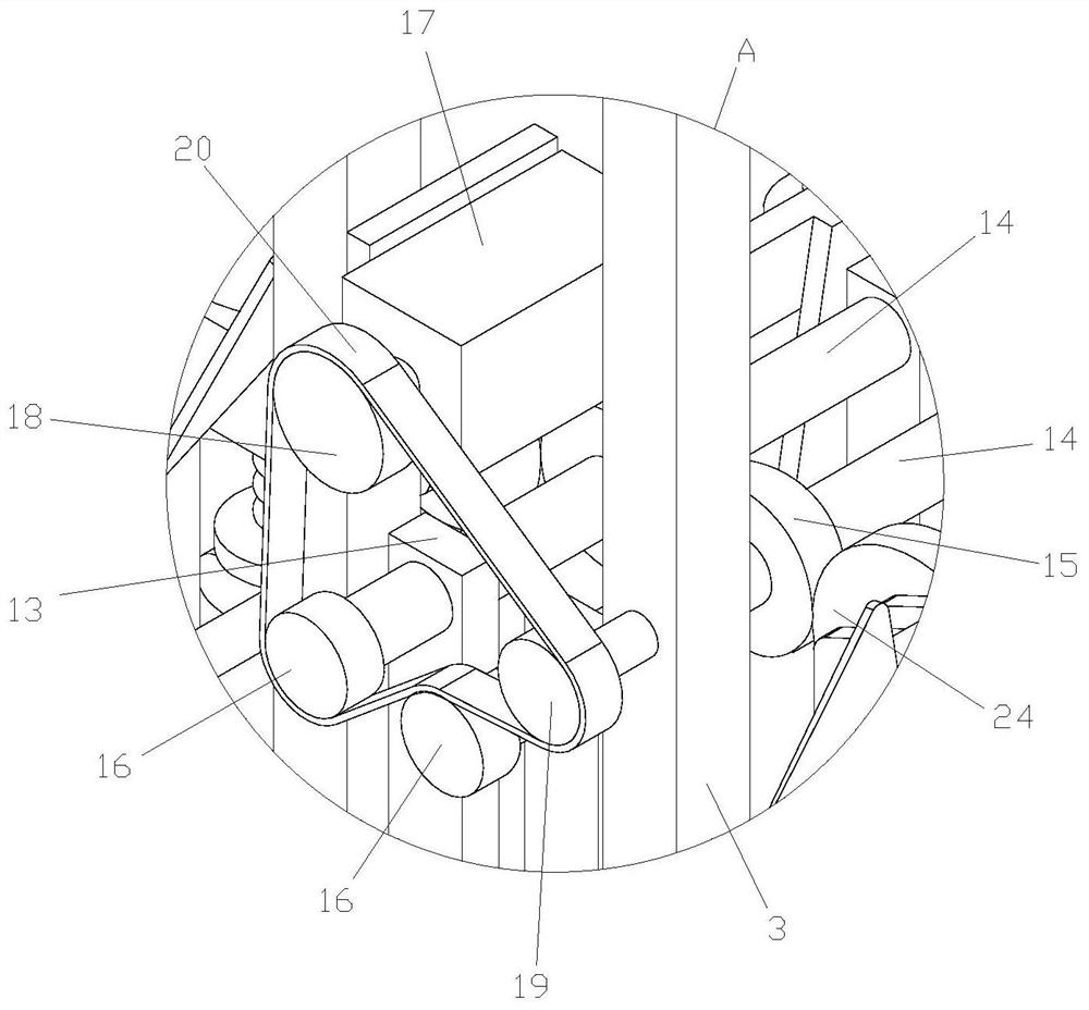 Automatic cake baking device