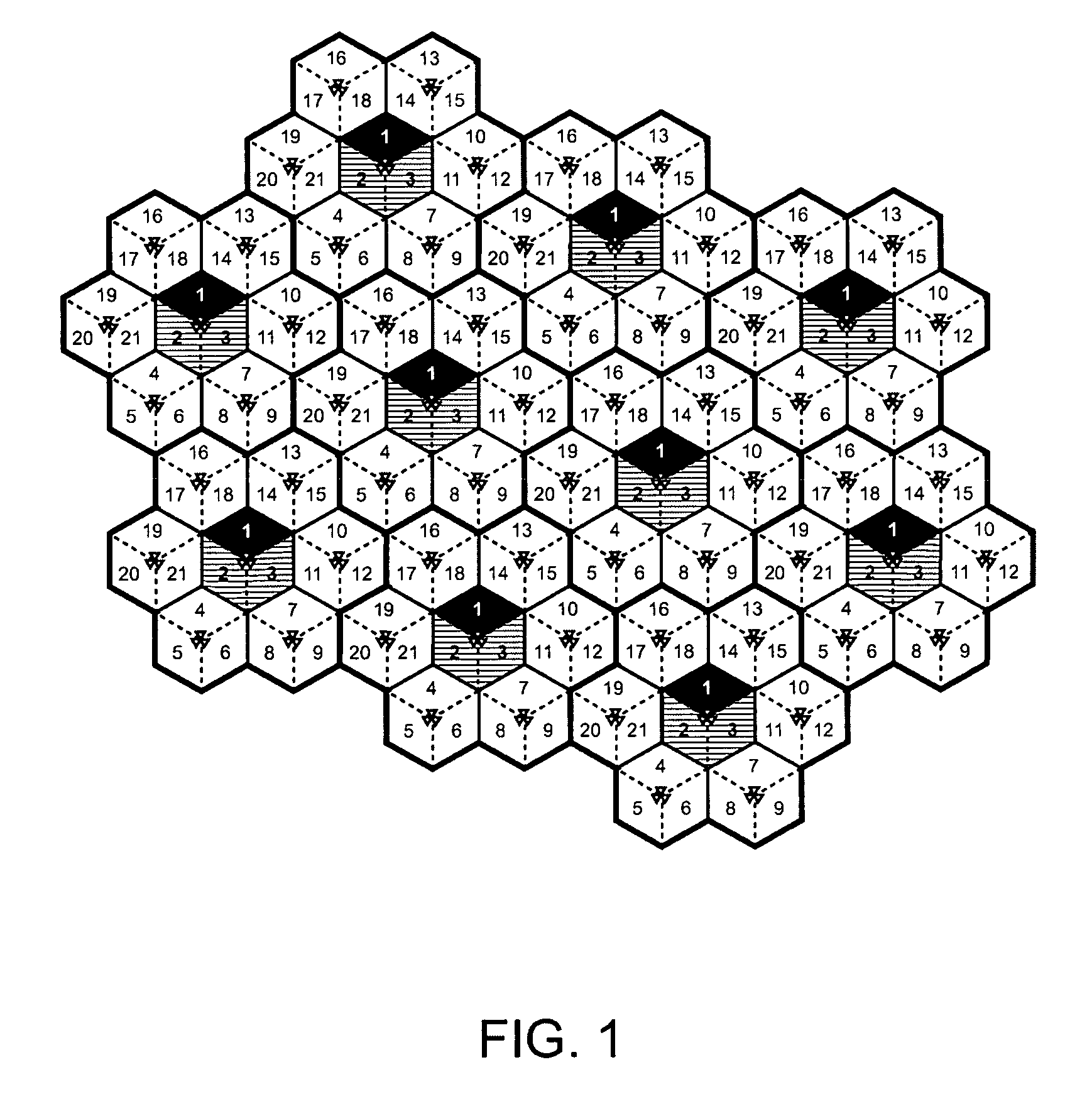 Method for co-channel interference identification and mitigation