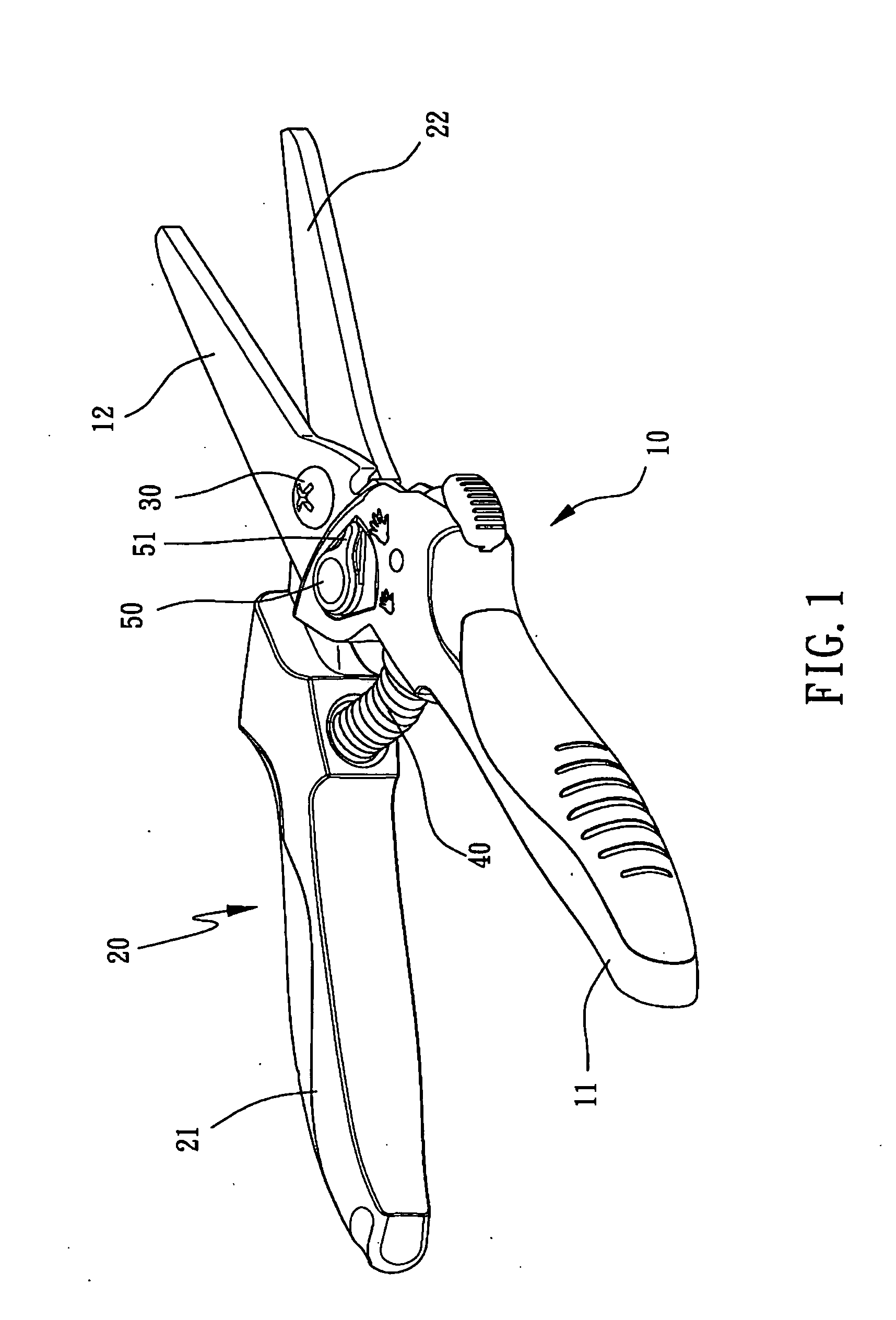 Control Mechanism for Controlling Width of Two Cutting Blades