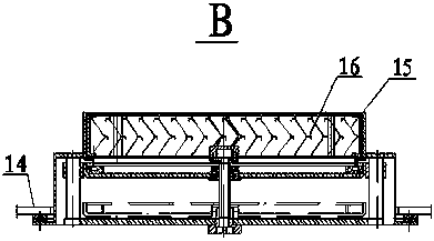 Improved box-type closable rain-proof tuyere for ships