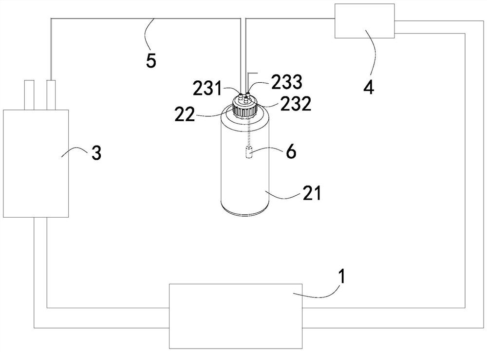 Novel bottled foaming device