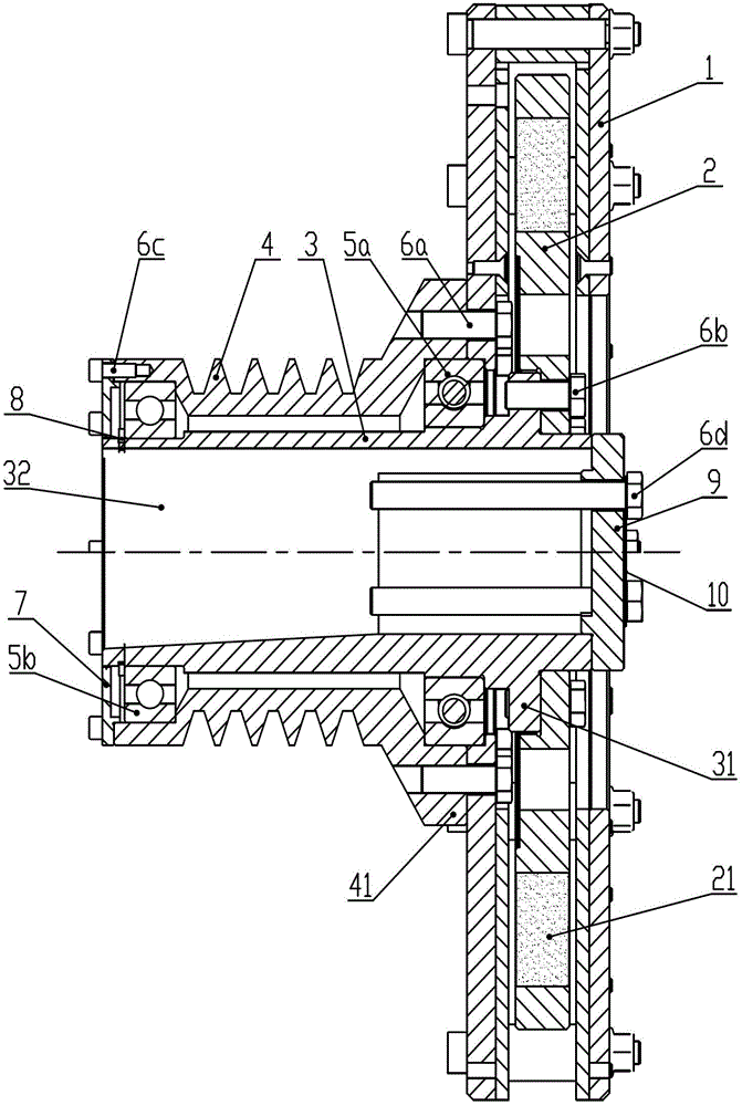 Permanent magnet couplings for belt drives