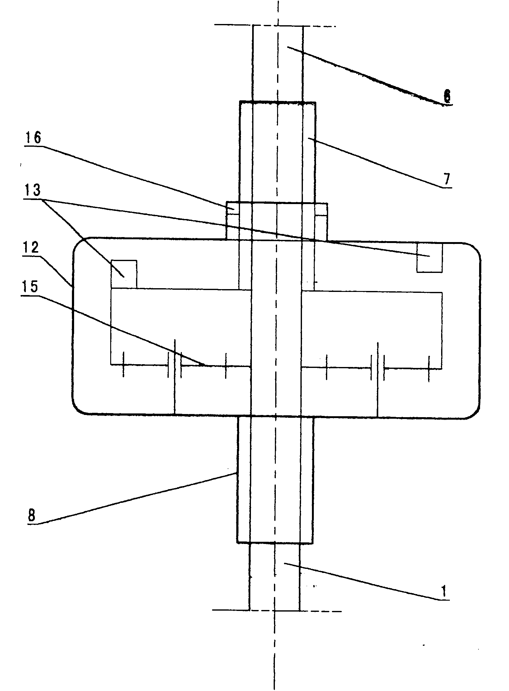 Full-automatic speed reduction clutch of washing machine