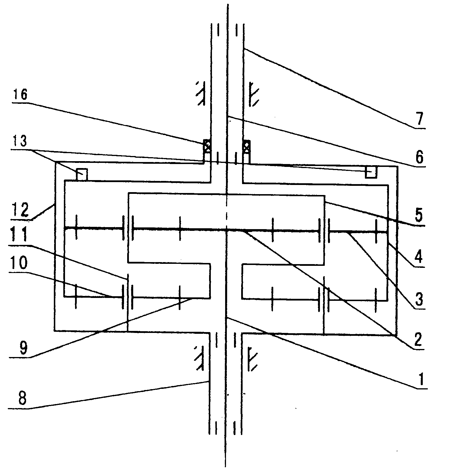 Full-automatic speed reduction clutch of washing machine