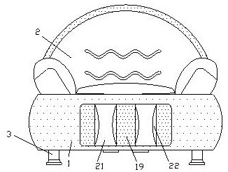 Intelligent sofa based on far infrared control technology