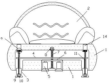 Intelligent sofa based on far infrared control technology