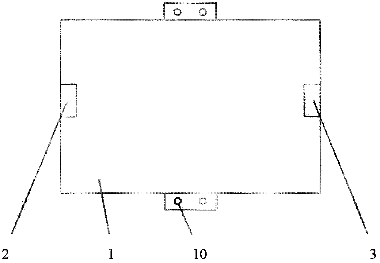 Electric vehicle with fixedly-mounted wire body separated charger