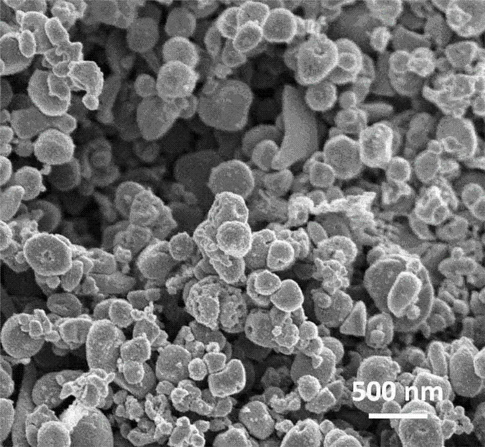 Method for performing carbon coating modification on nano-powder by adopting water-soluble polymer