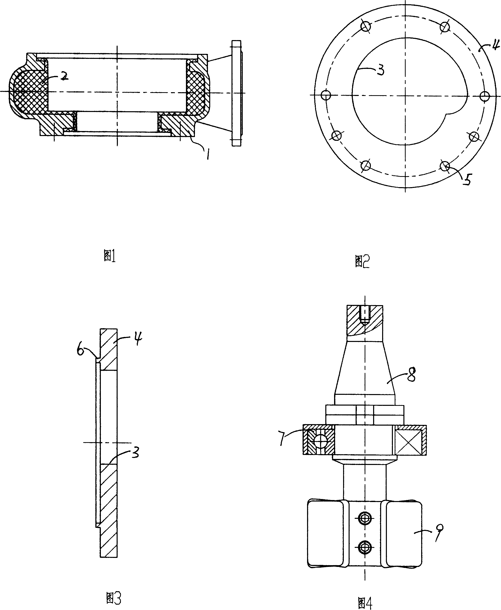 Technology and apparatus for forming worm channel with plastic liner of centrifugal pump