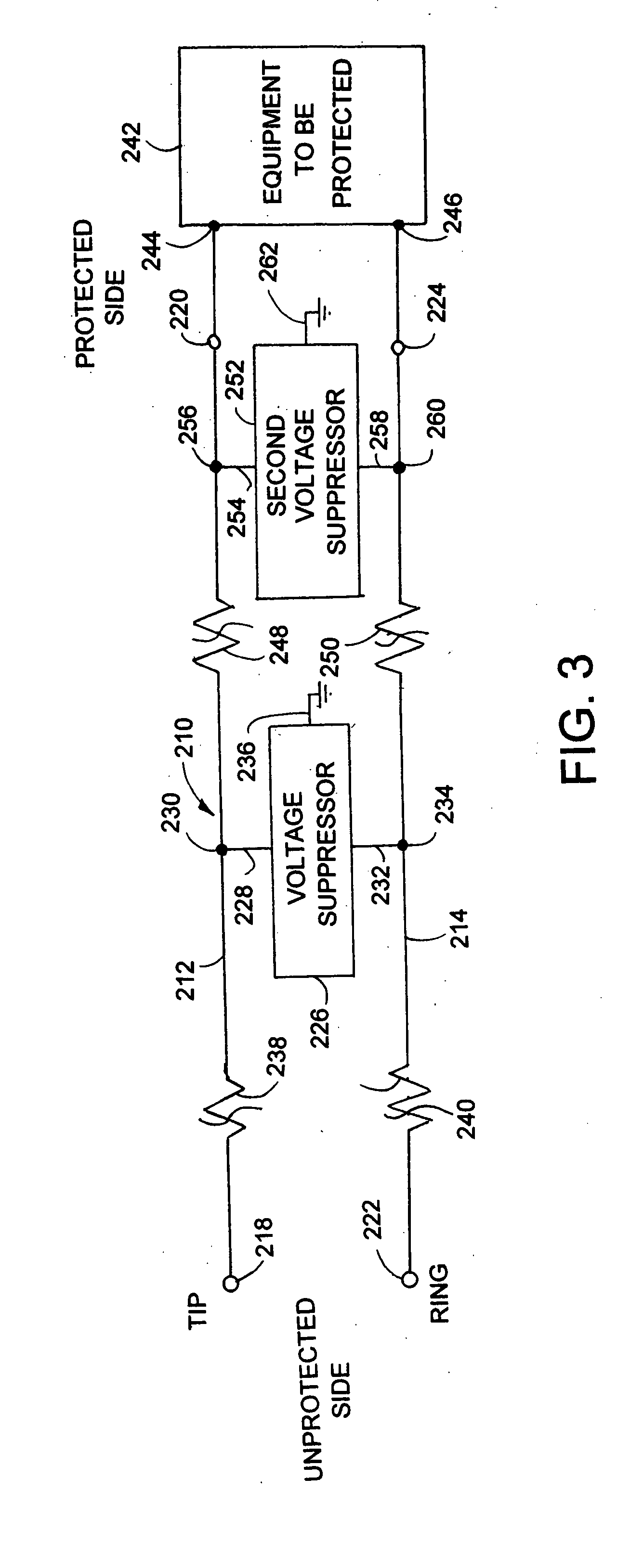 Dual stage current limiting surge protector system