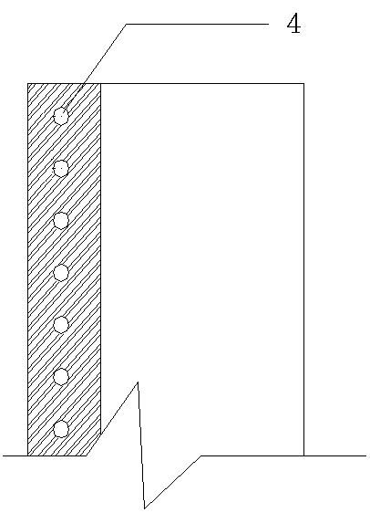 Shear wall internal corner formwork splicing joint edge covering construction method