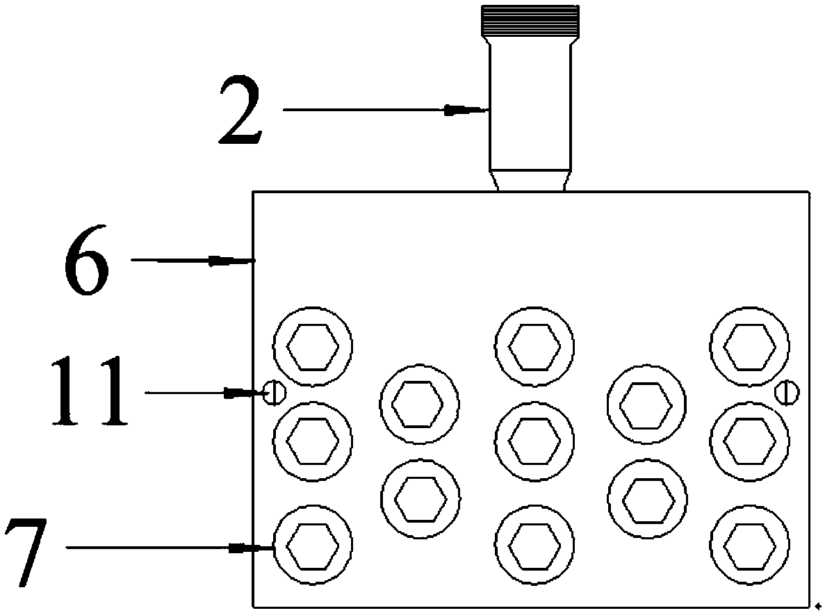 Vertical tensile test device containing novel fibre cloth clamp