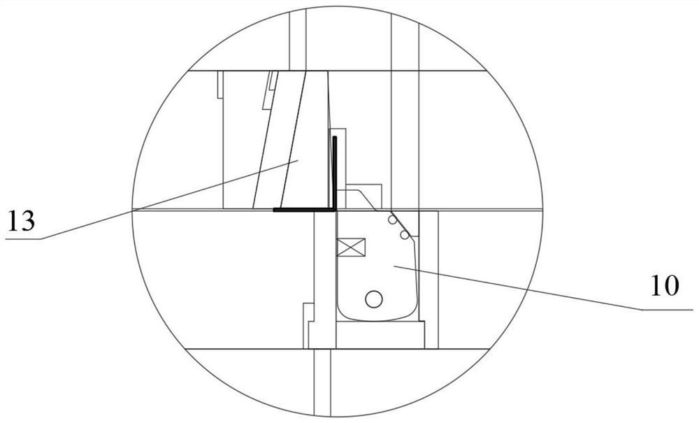 Bending and shaping die structure and bending process thereof