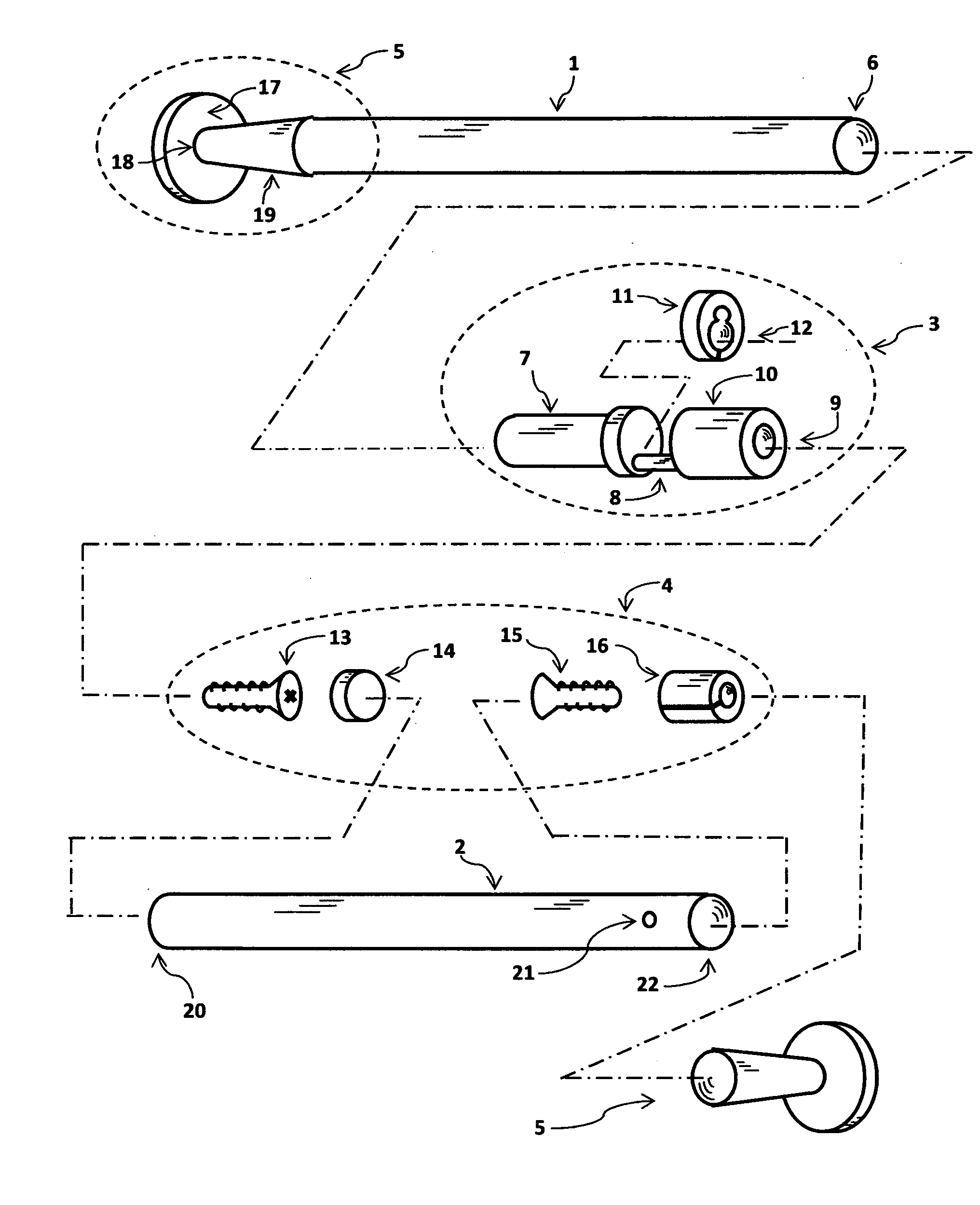 Rapid Deploy Manually Operated Extendible Strut