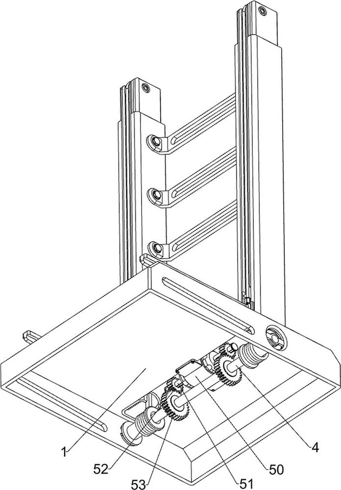 Lifting platform for conveying building materials