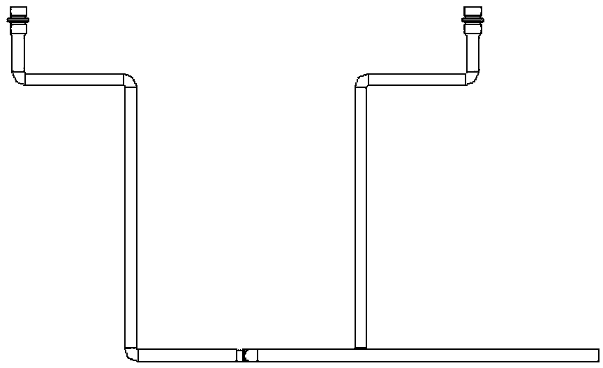 Four-unit parallel heat testing device for liquid-propellant rocket engine