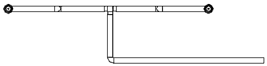 Four-unit parallel heat testing device for liquid-propellant rocket engine