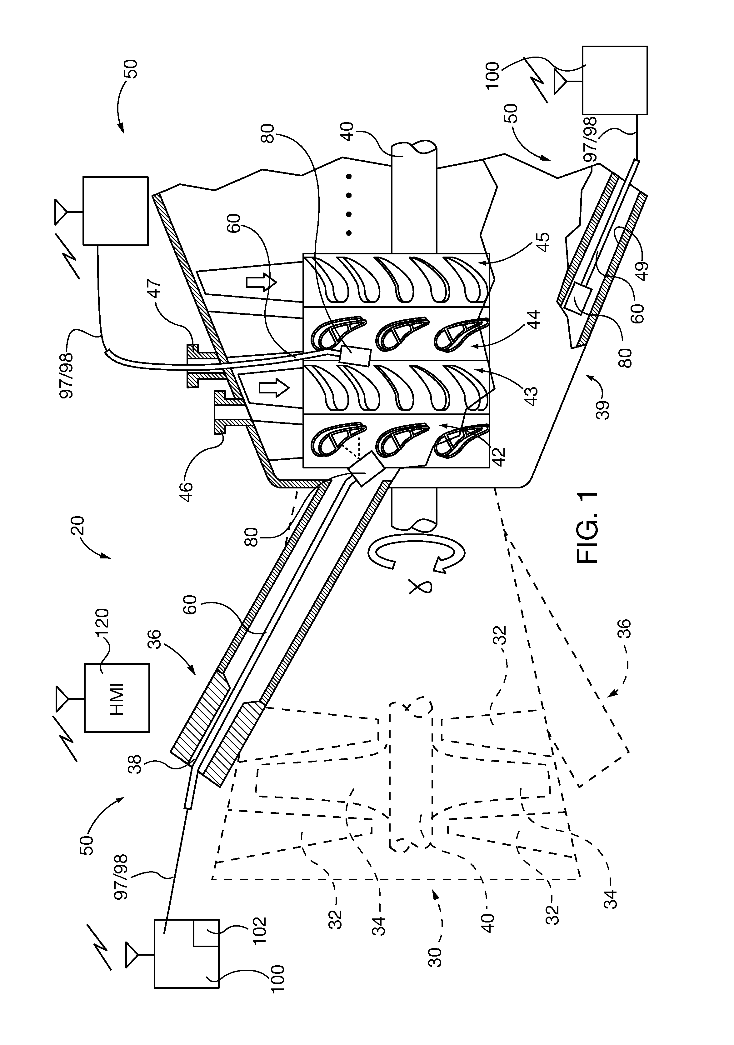 Optical inspection scope with deformable, self-supporting deployment tether