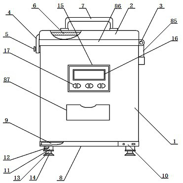 Pathology cell specimen box facilitating specimen detection