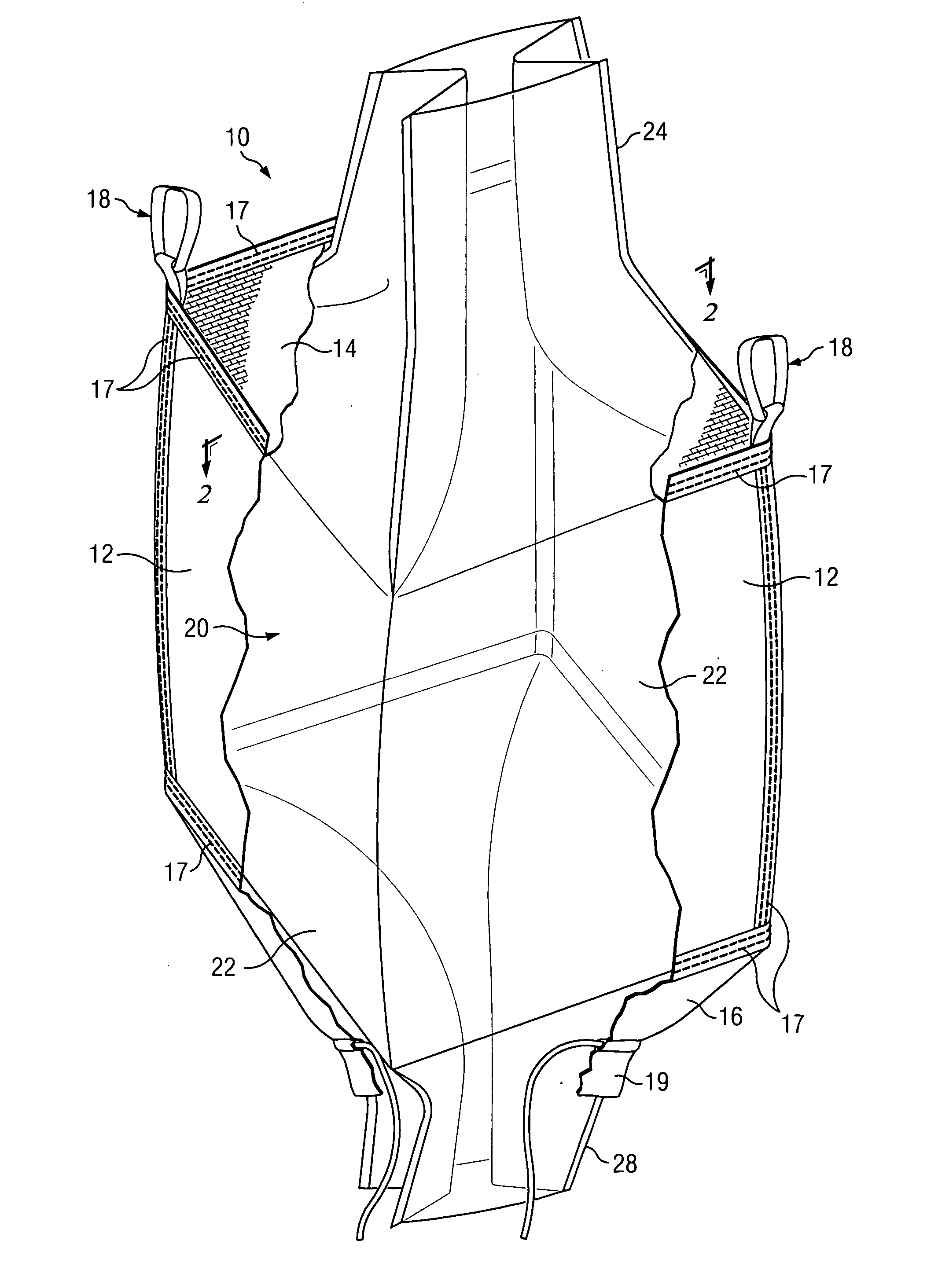 Type B bulk bag with liner