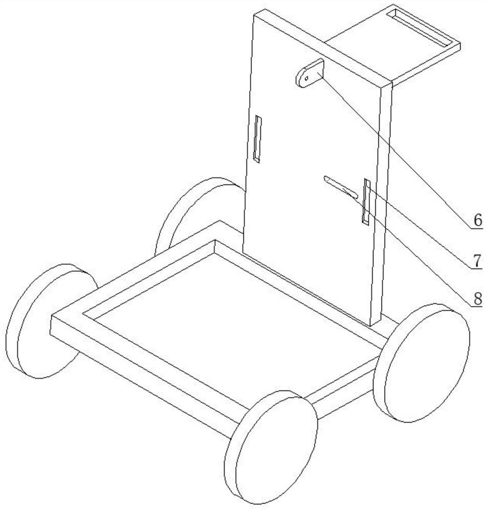 Environment-friendly cleaning vehicle convenient to move and clean