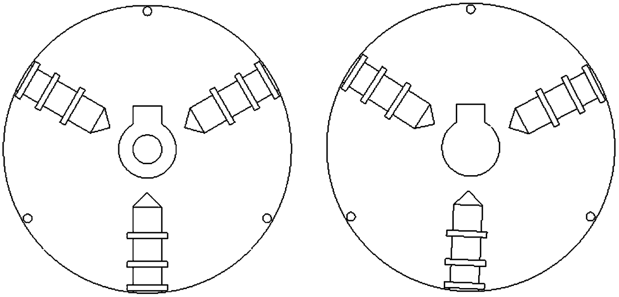 Multi-directional pipeline detection and self-adaptive pipe diameter spiral driving pipeline robot