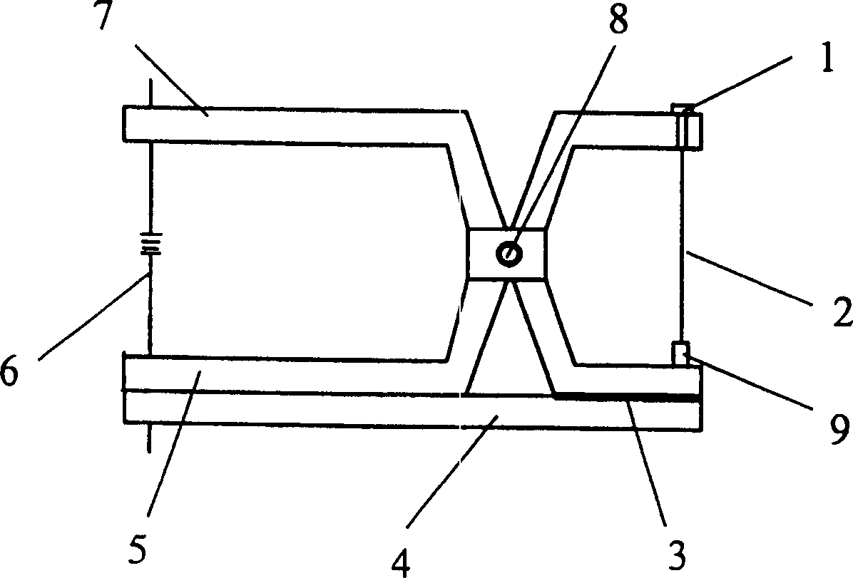 Optic fibre grating packing device