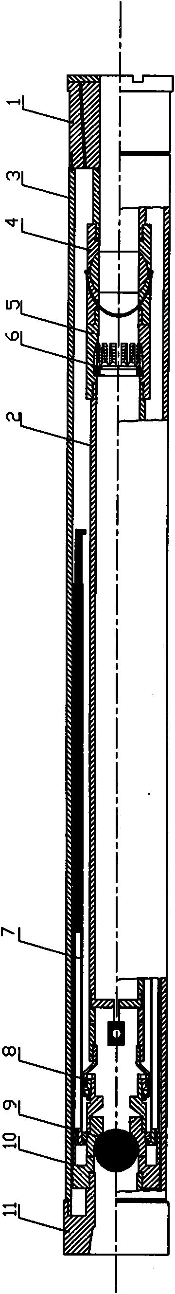 Sealing core drilling device for underground coal seams and application method thereof