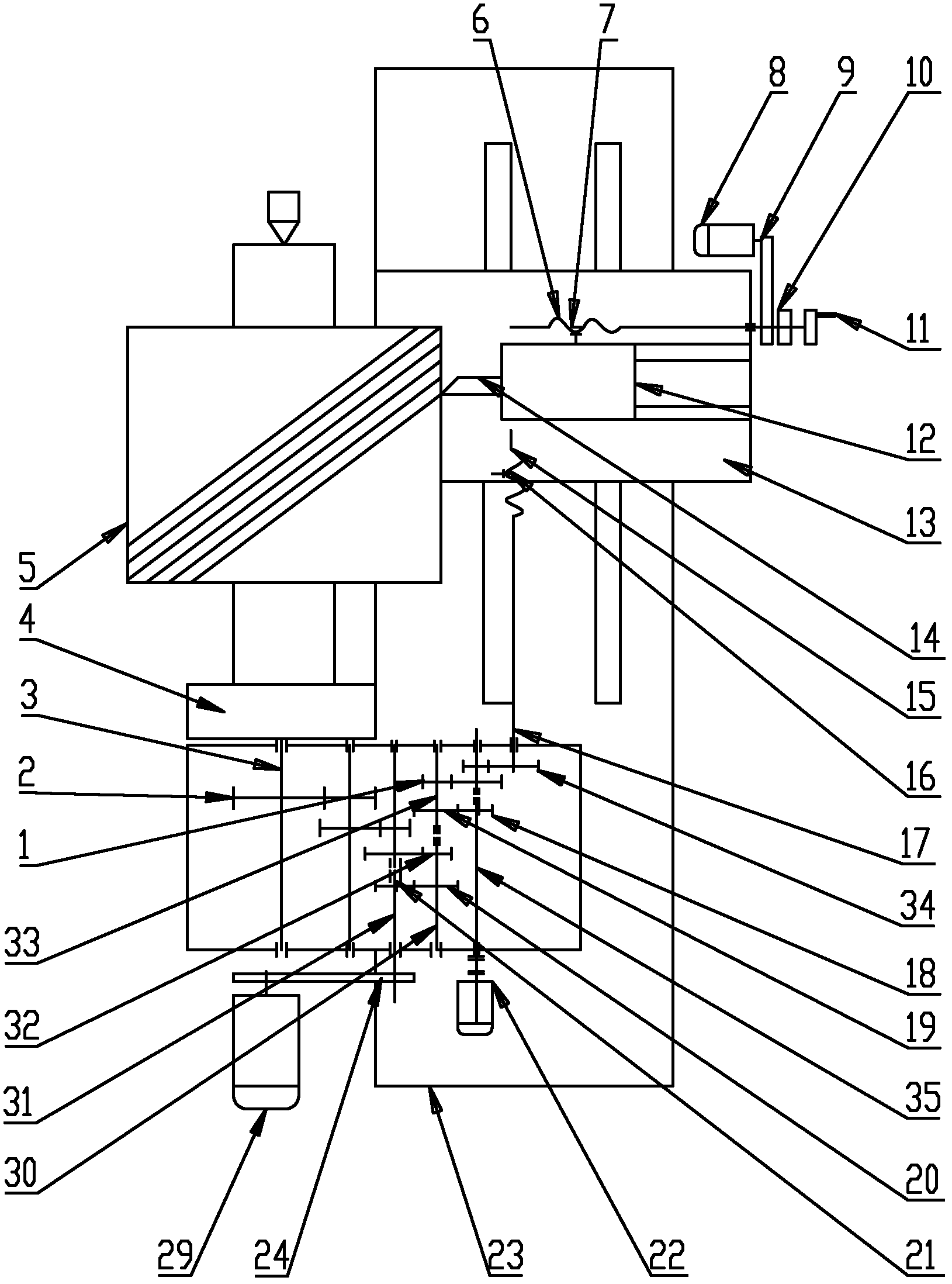 Roller processing machine