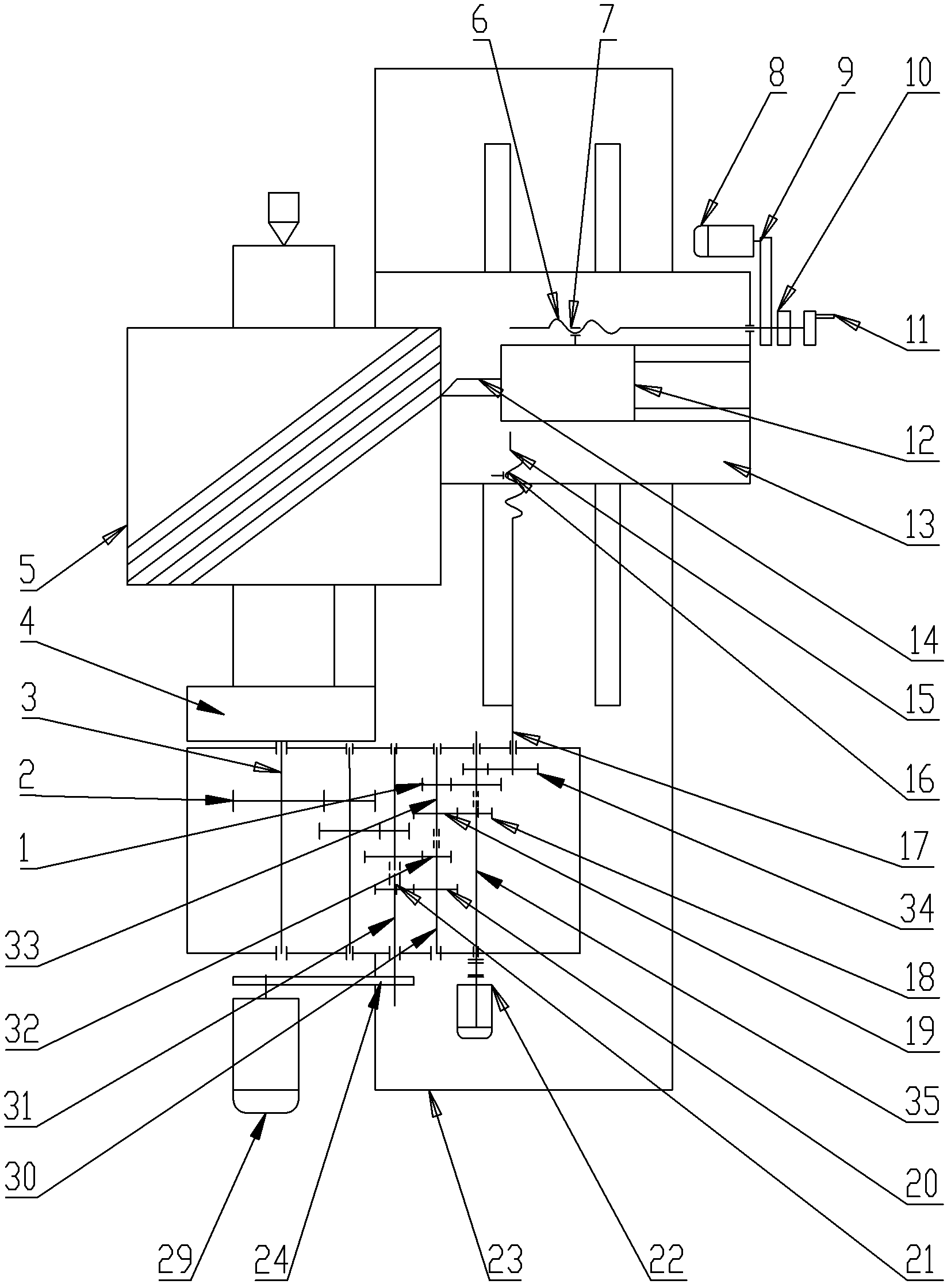 Roller processing machine