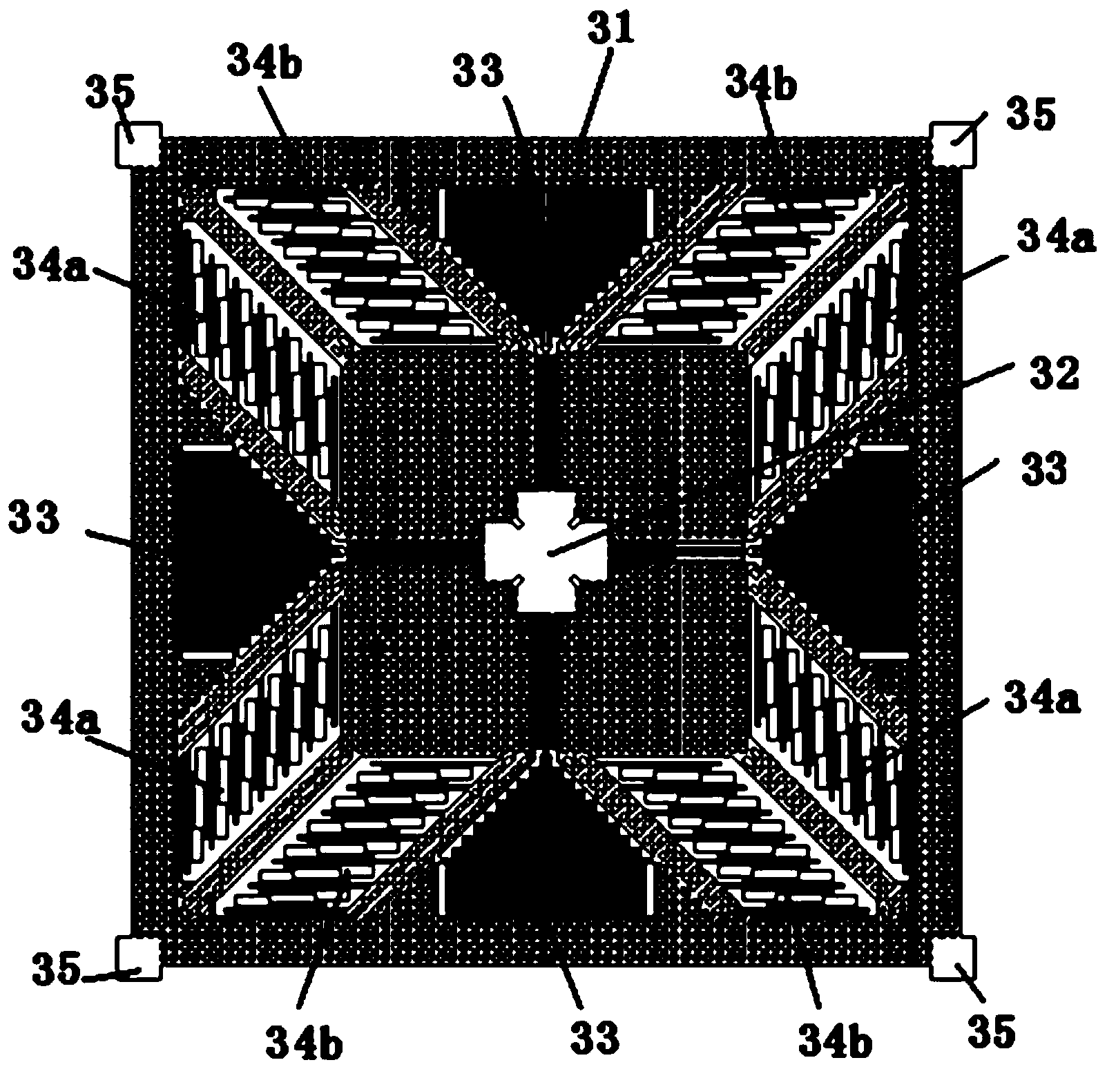 Multiaxial capacitive accelerometer and acceleration detection method