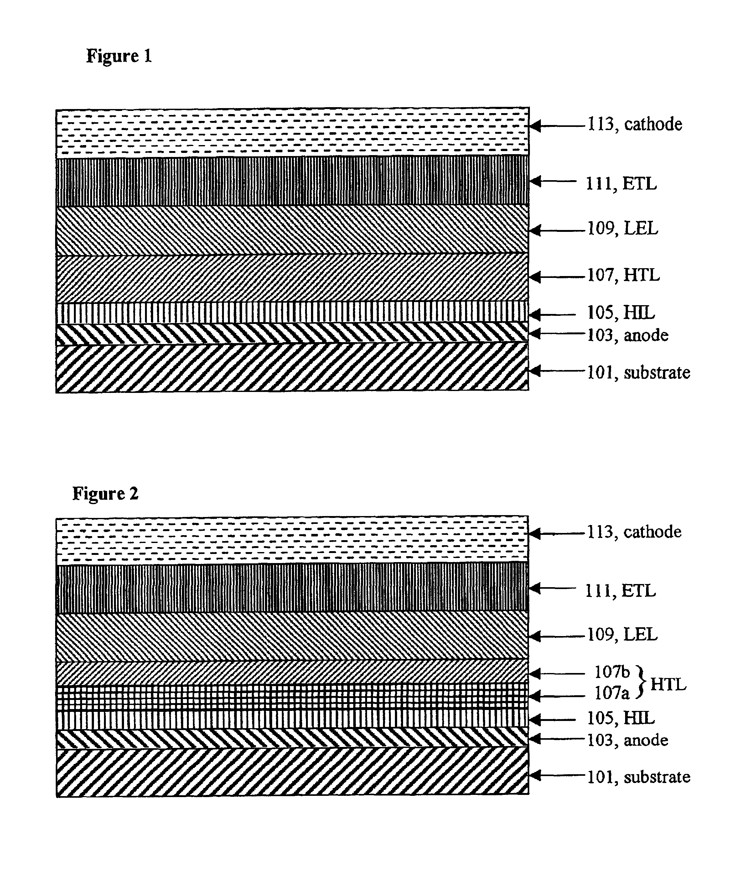 Organic electroluminescent devices with high luminance