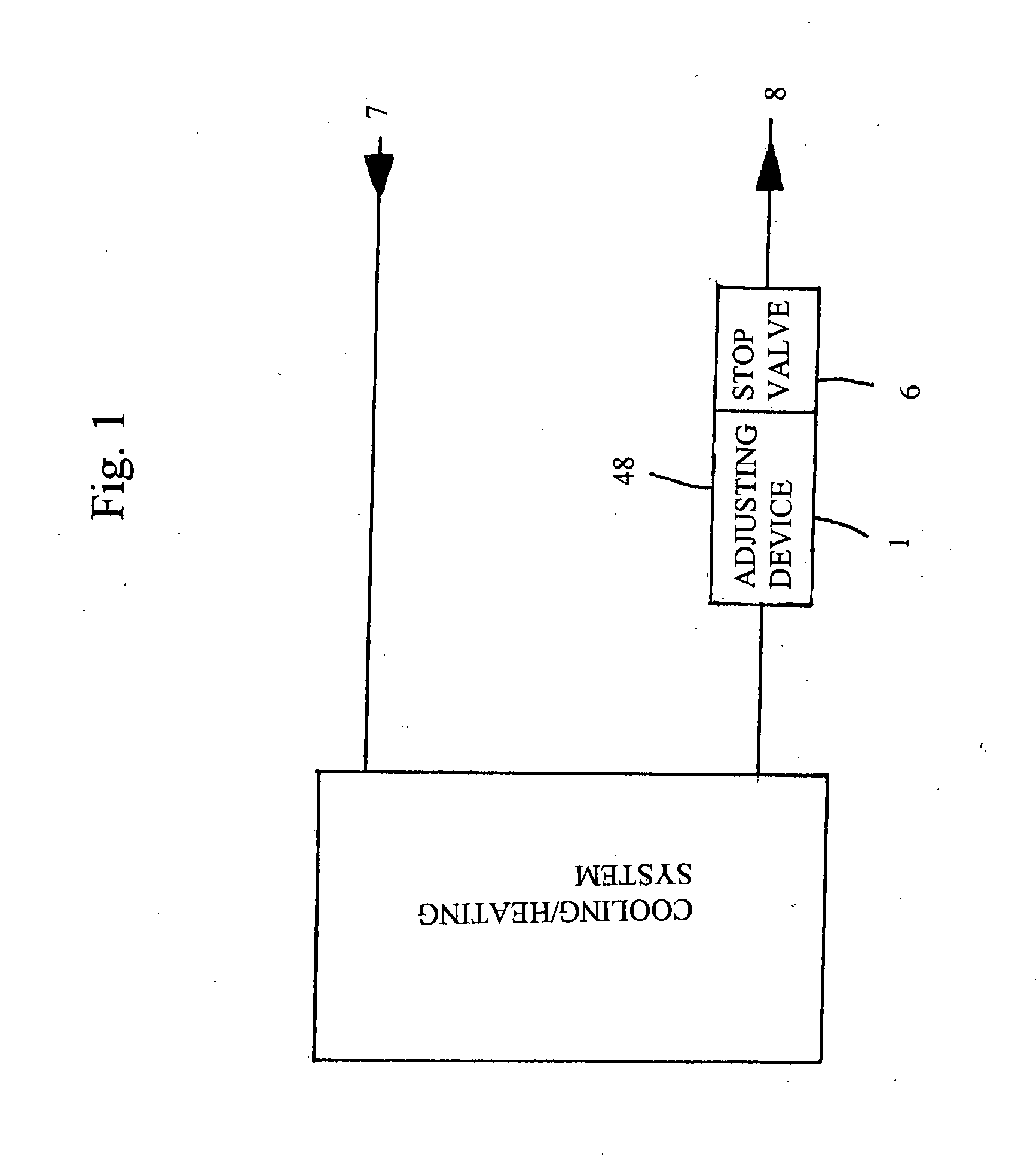 Apparatus for Regulating Flow of a Medium in a Heating and Cooling System