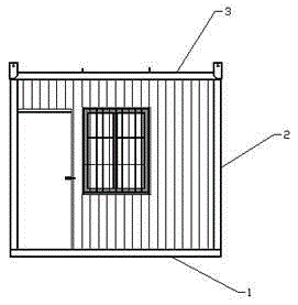 Integrally jointed container house