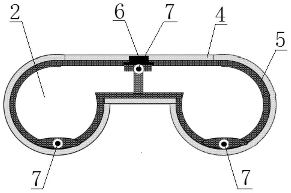 Fumigation Eye Protection Device Using Disposable Patch