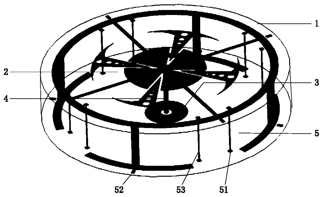 Polarization reconfigurable broadband circular polarization omnidirectional antenna