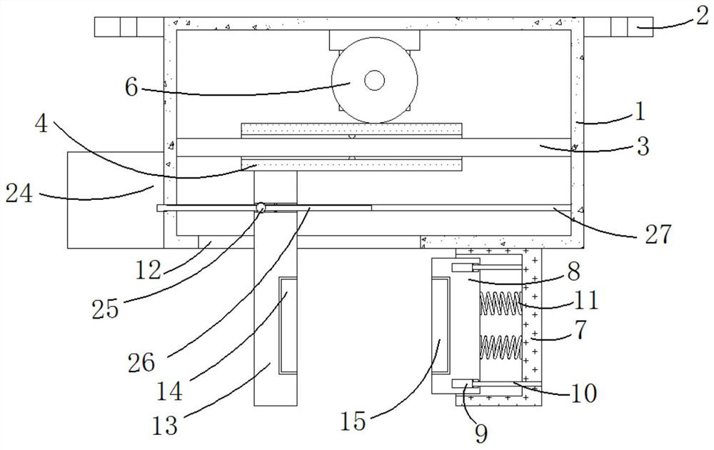 Highway bridge bearing capacity detection device for traffic construction