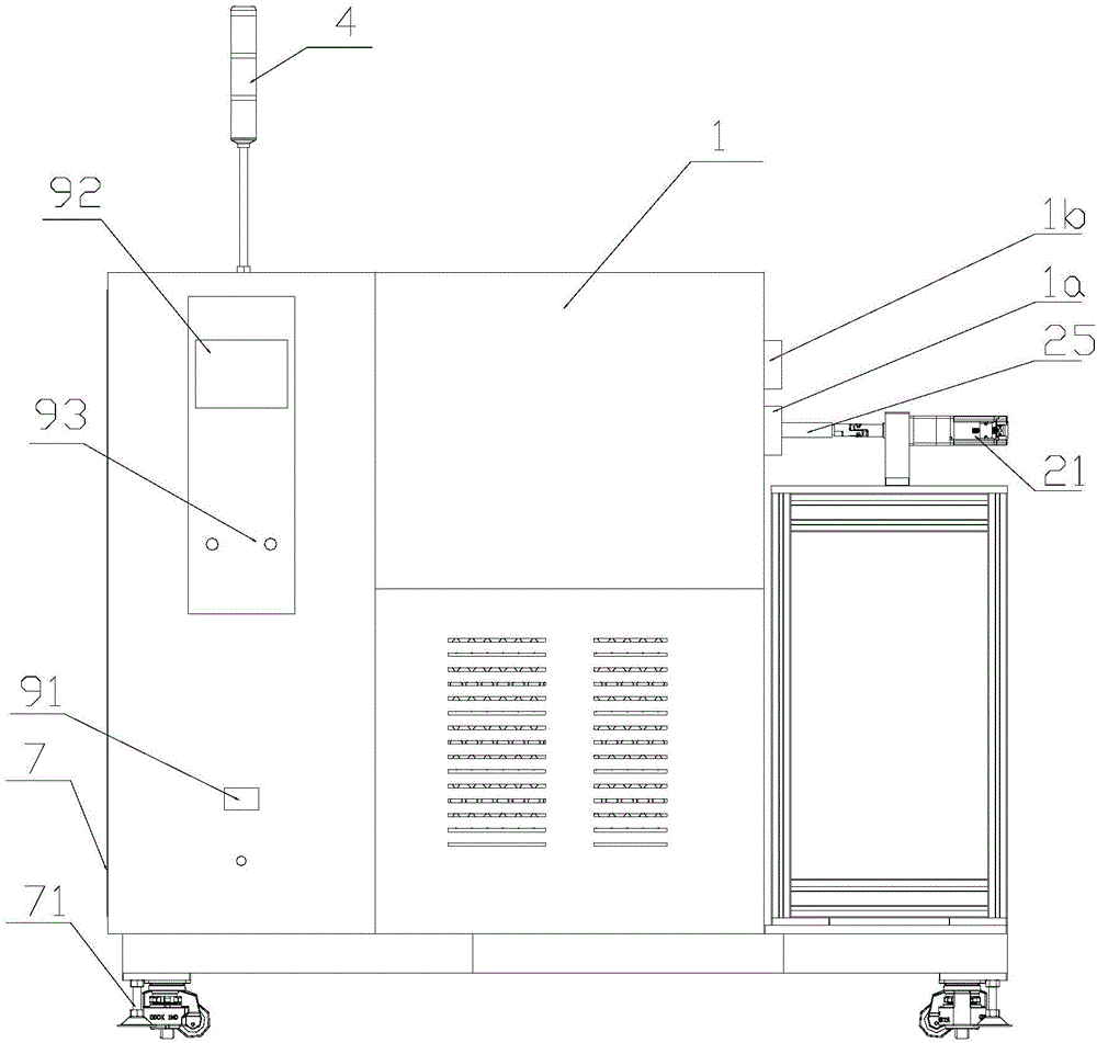 Knob type shifter high and low-temperature durability test device with gear information monitoring function