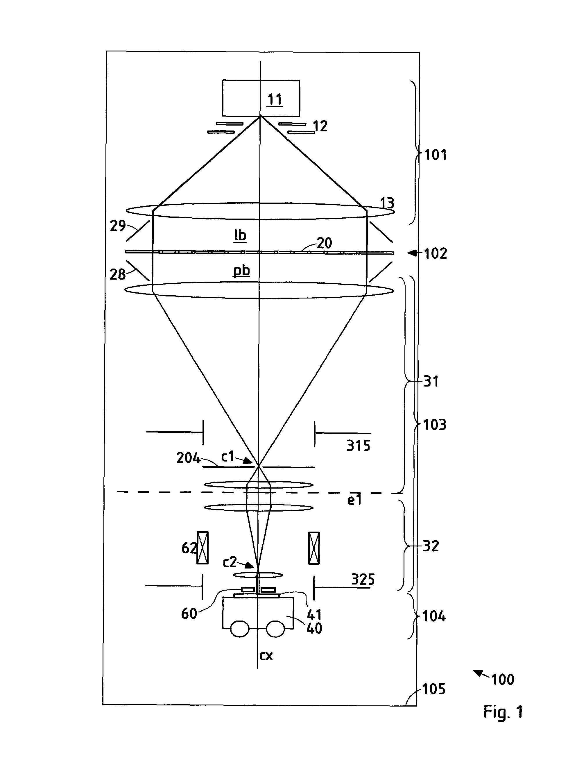 Pattern lock system for particle-beam exposure apparatus