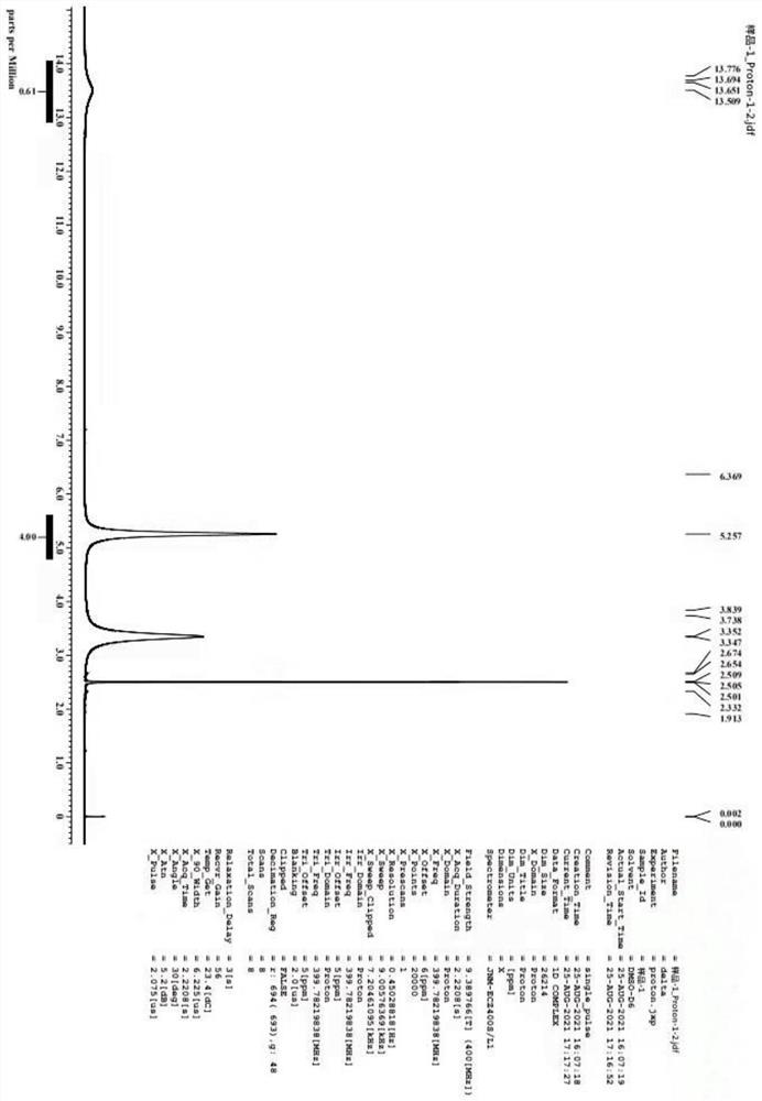 Synthesis method of key intermediate of diatrizoic acid