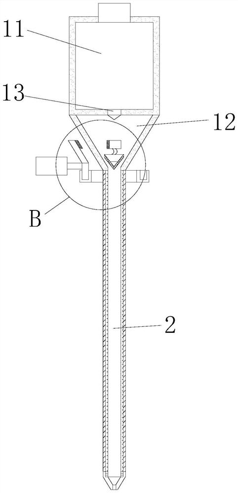 Irrigation device for agricultural planting