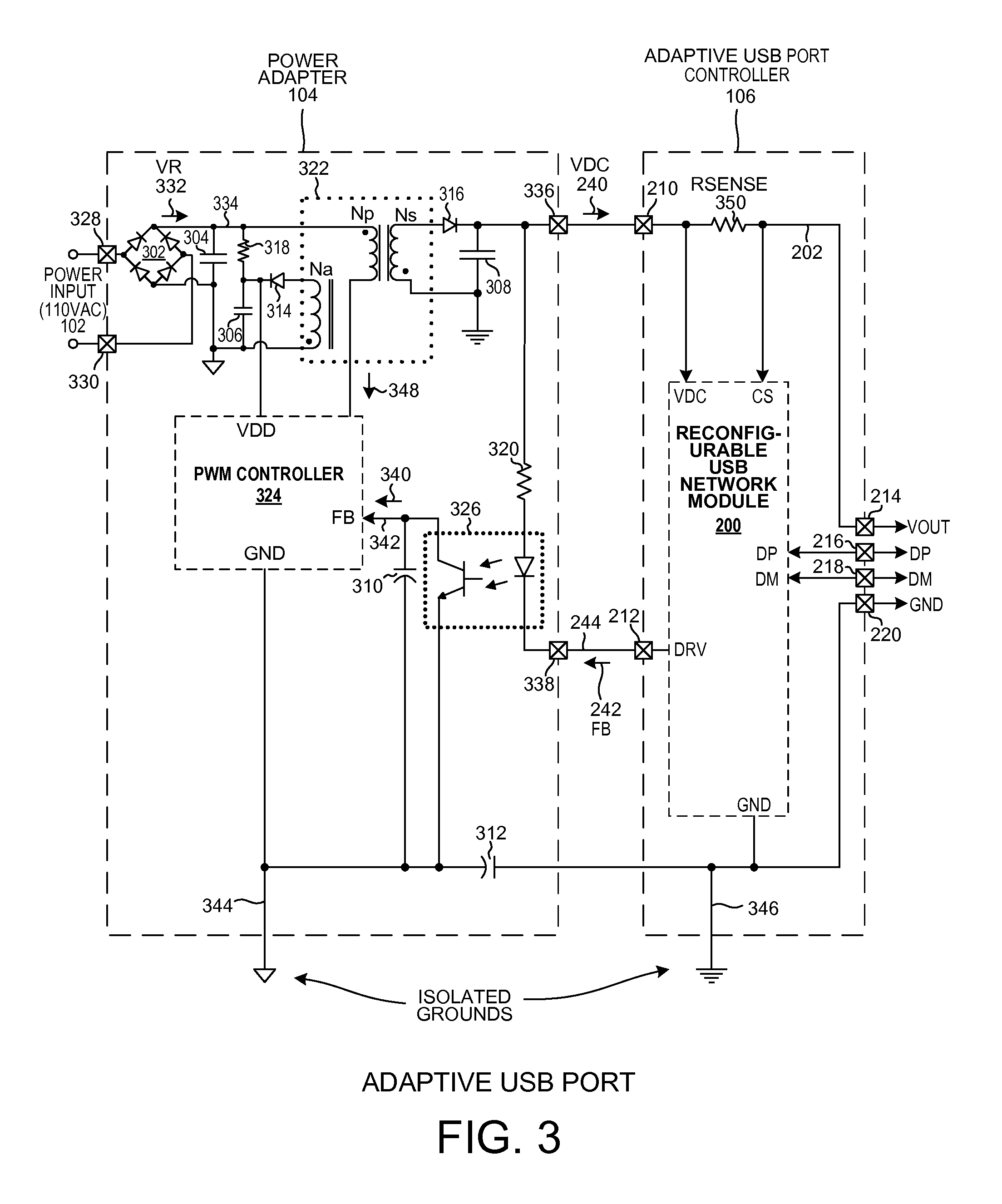 Adaptive USB Port Controller