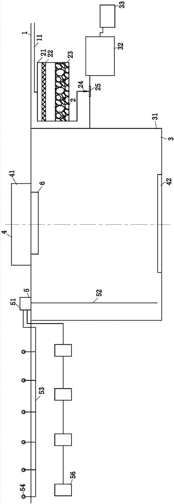 Automatic sprinkling irrigation device for green belt